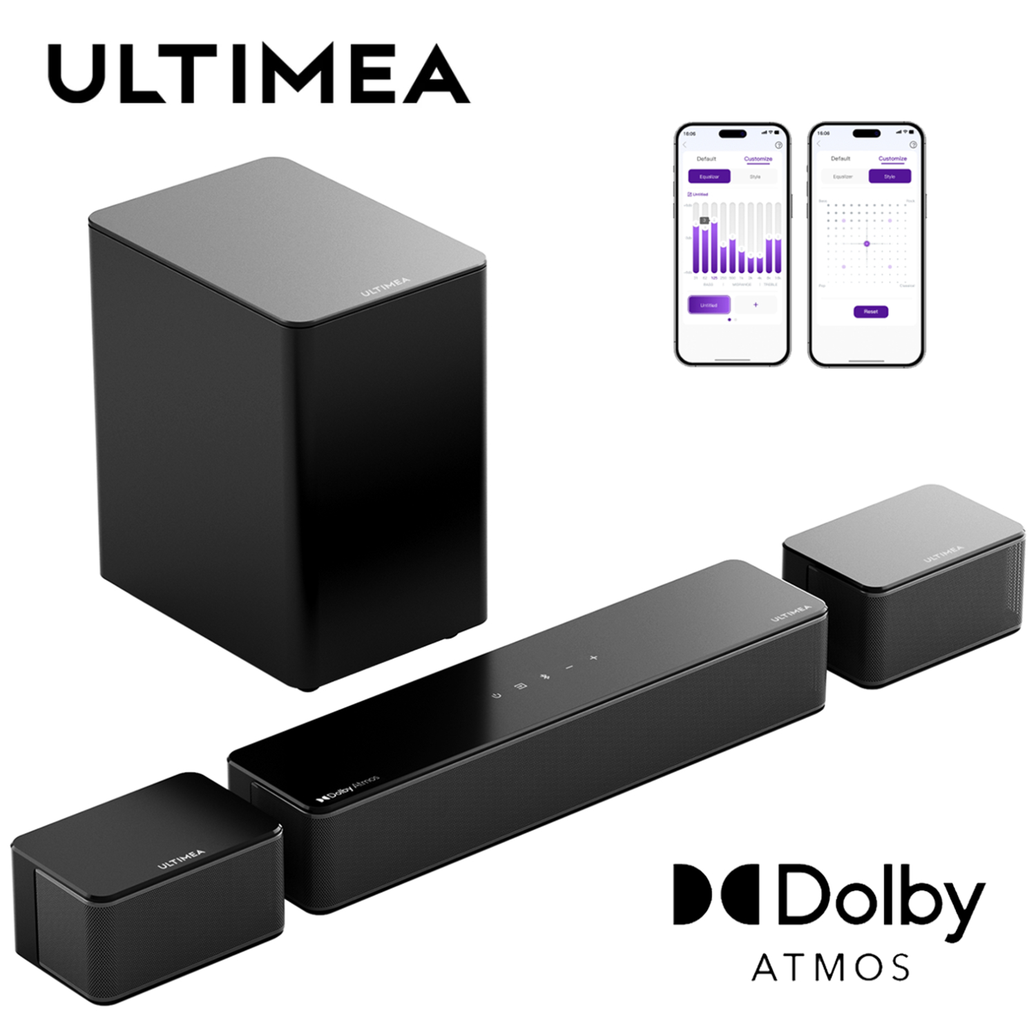Home Cinema Dolby Atmos - ULTIMEA 5.1 Soundbar with Dolby Atmos,