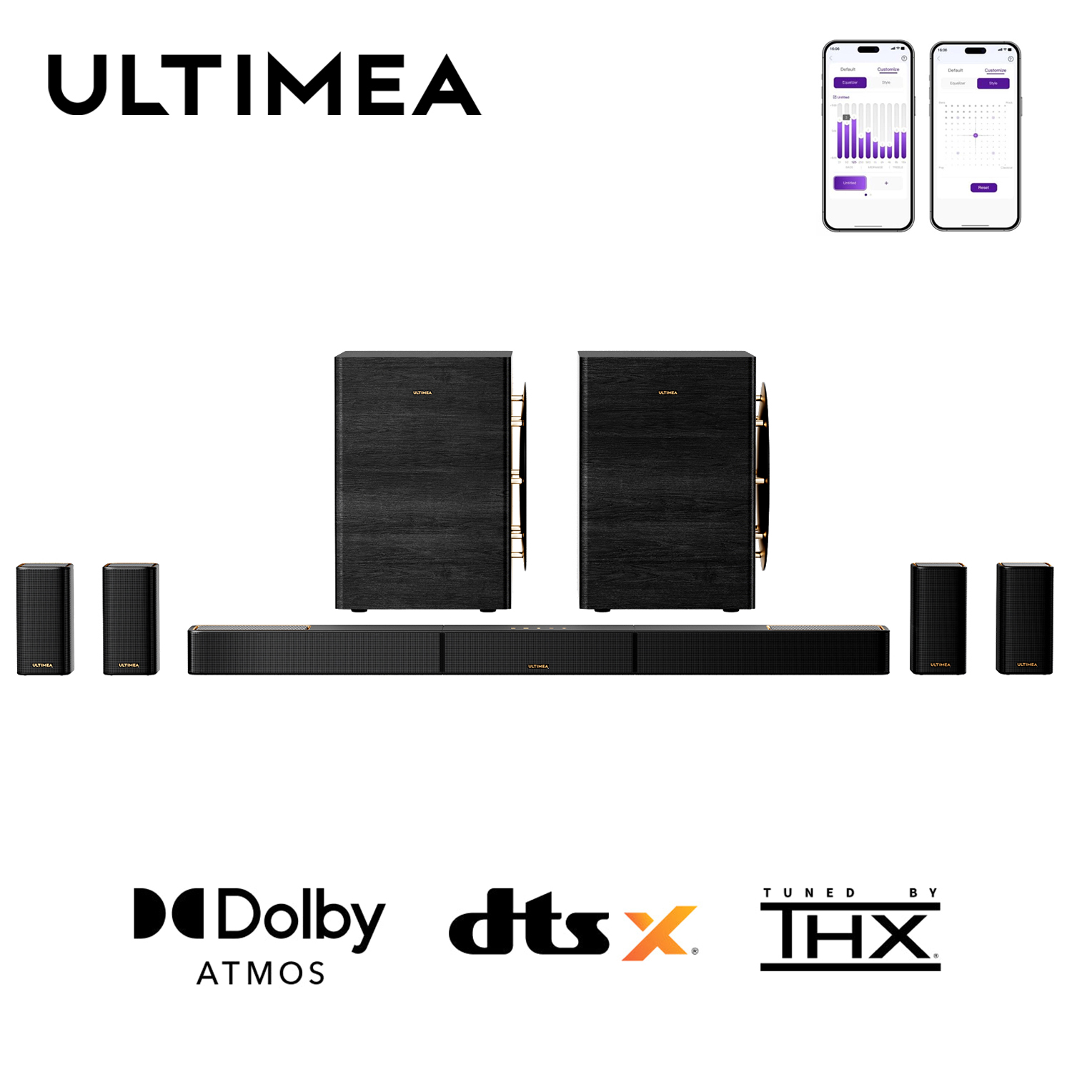 Home Cinema Dolby Atmos - ULTIMEA Skywave X100 Dual 2000W 9.2.6ch