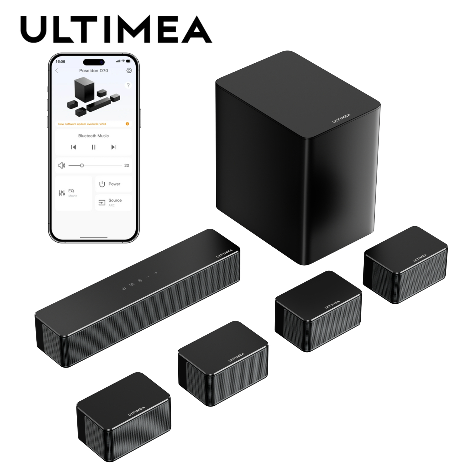 Home Cinema Dolby Atmos - ULTIMEA 7.1 Surround Sound System Sound