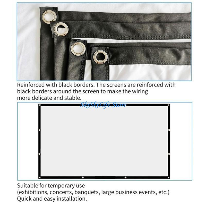 Home Cinema Portable - E65E Projector Screen 150 inch 16:9