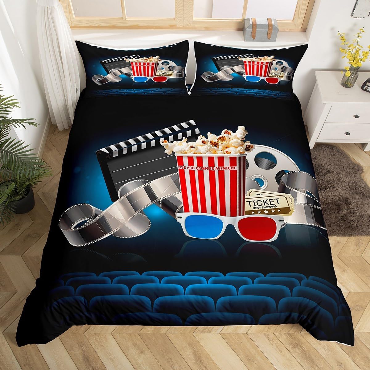 Vintage Cinema Duvet Cover Ful - Home Cinema Tickets recensione e prezzo