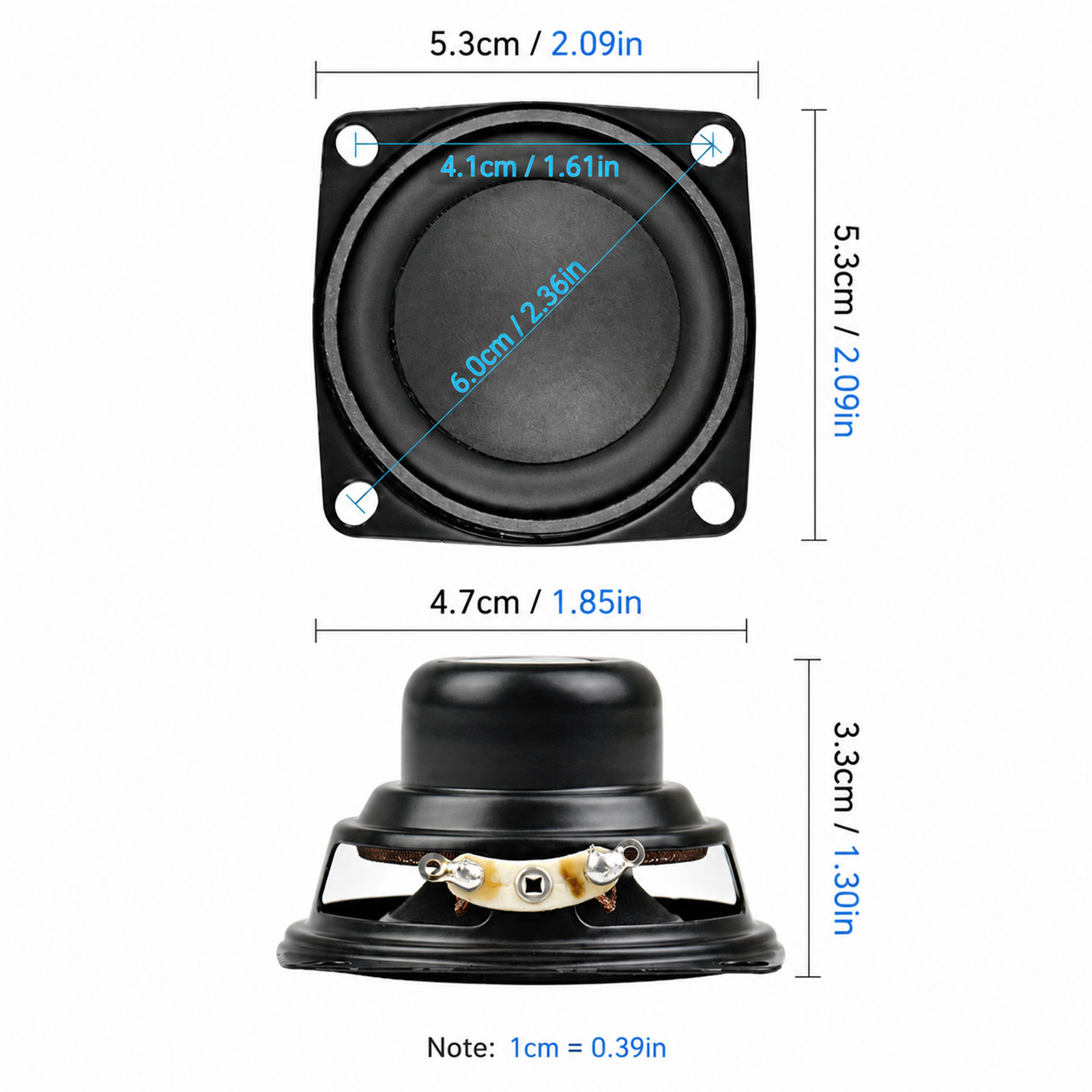 2Pcs 2 Inch Mini Audio Portabl - Home Cinema Portable recensione e prezzo