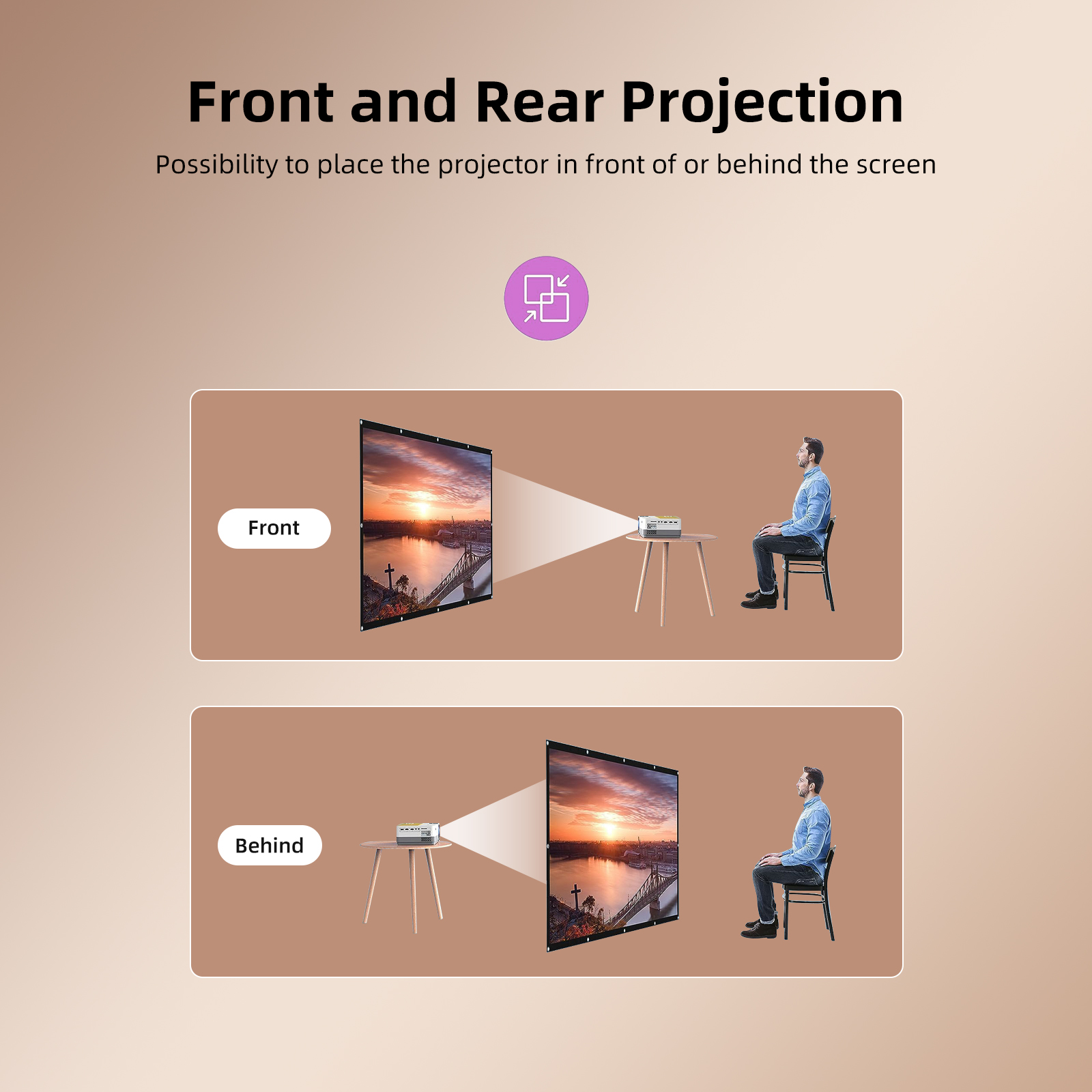 Salange Projector Screen 100 i - Home Cinema Portable recensione e prezzo