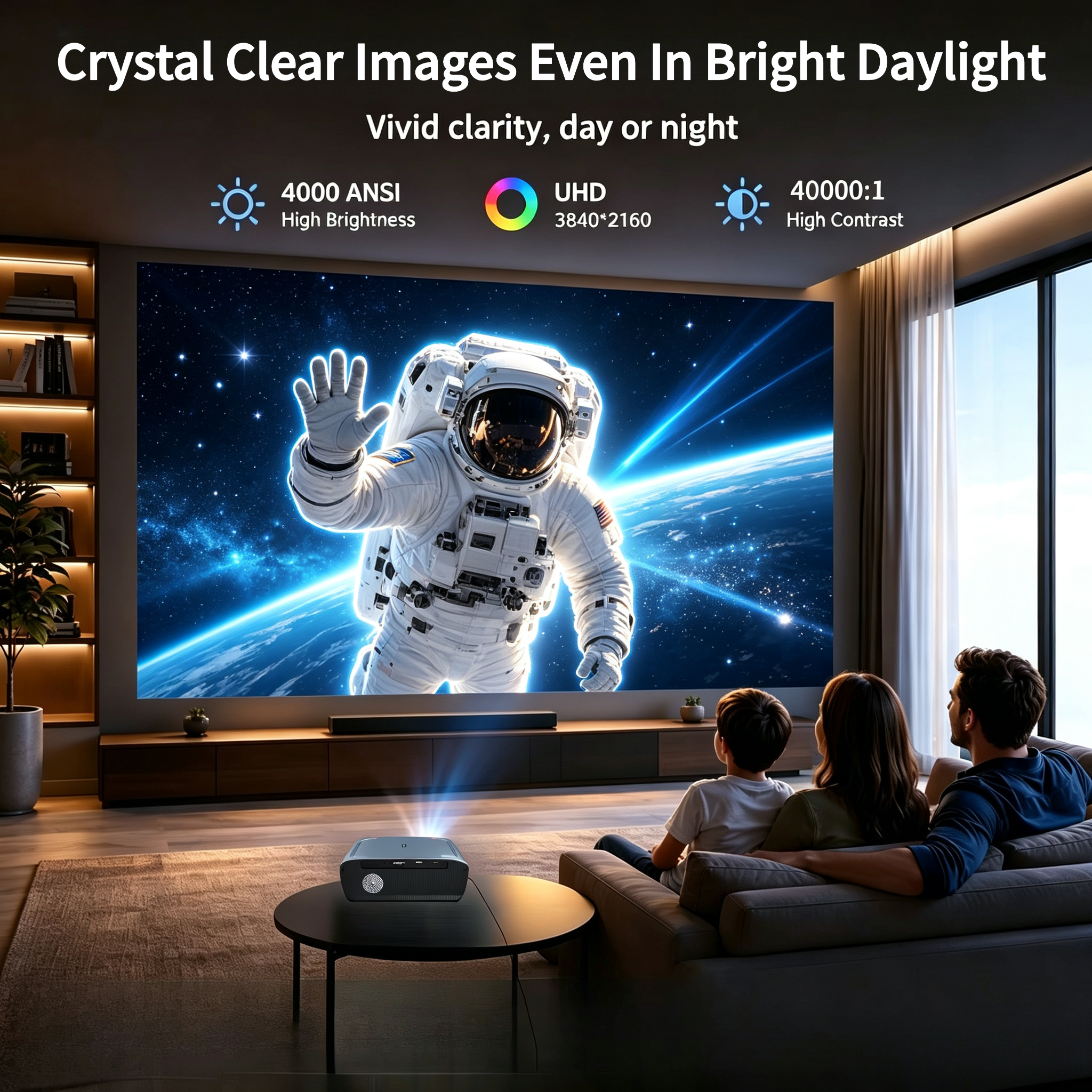 4000ANSI 4K Daytime Projector  - Home Cinema Experience recensione e prezzo