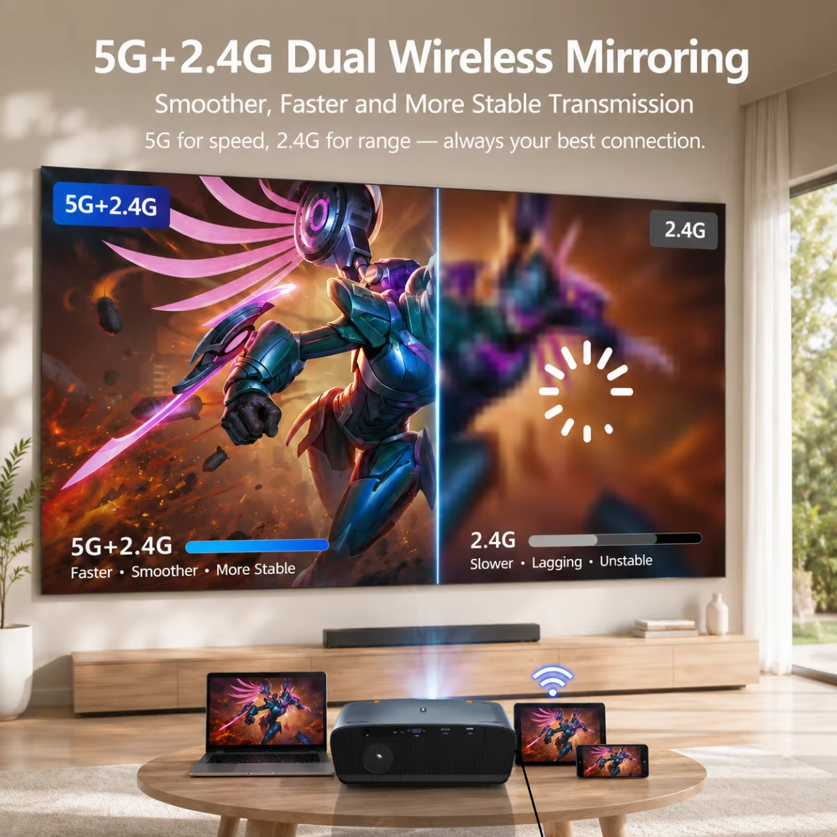 4000ANSI 4K Daytime Projector  - Home Cinema Experience recensione e prezzo