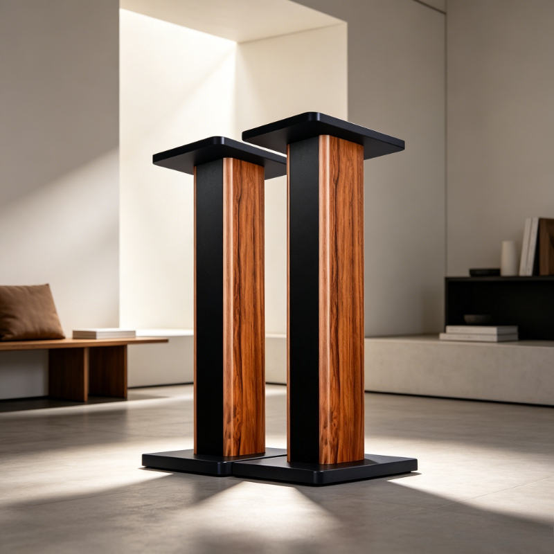 Solid Wood Speaker Stand Floor - Home Cinema Speakers recensione e prezzo