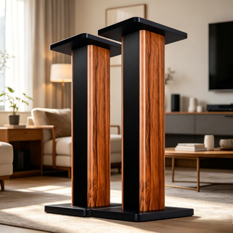 Solid Wood Speaker Stand Floor - Home Cinema Speakers recensione e prezzo