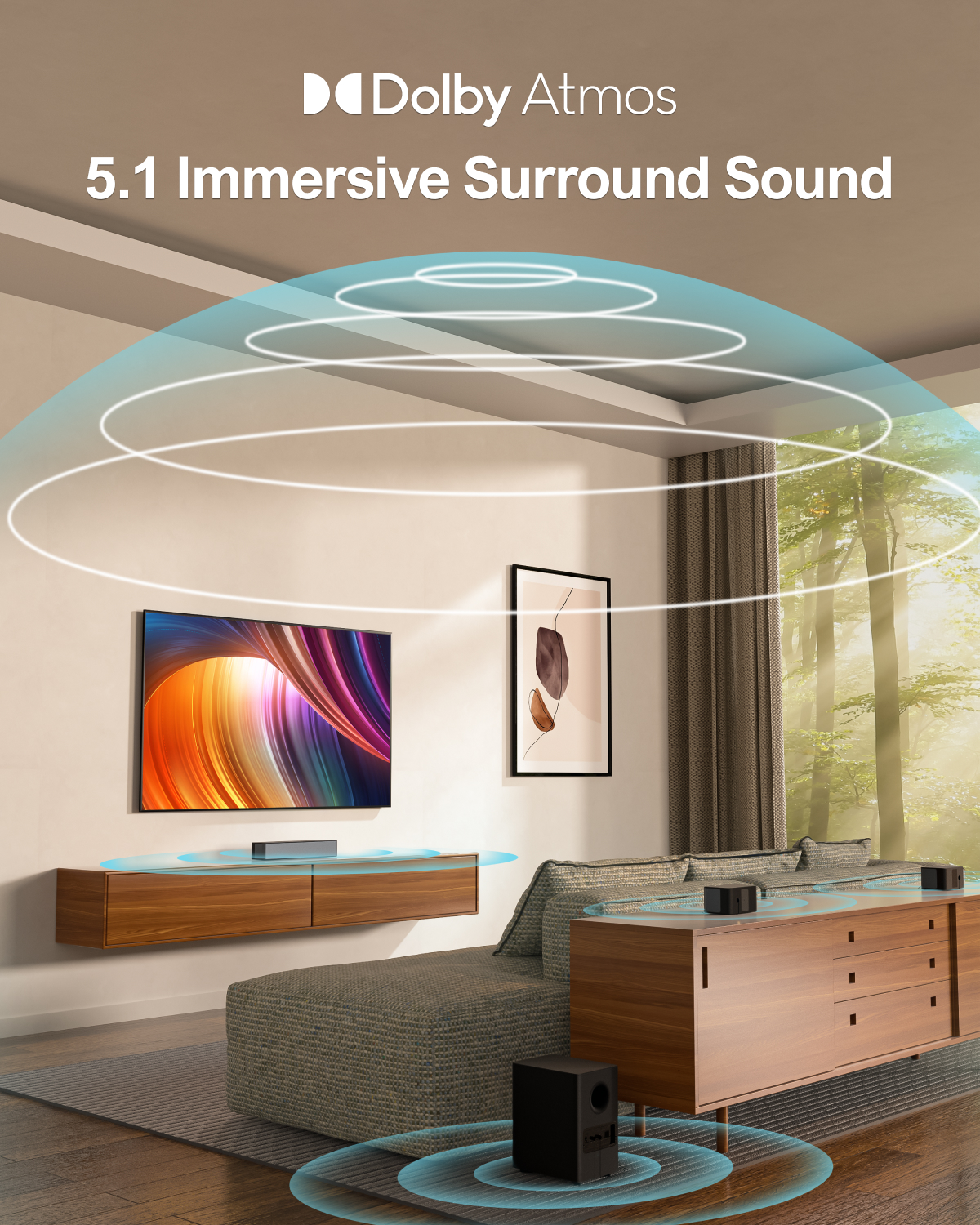 ULTIMEA 5.1 Soundbar with Dolb - Home Cinema Dolby Atmos recensione e prezzo