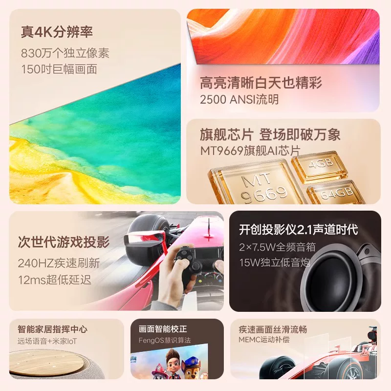 New V10 4K laser projector, po - Home Cinema Portable recensione e prezzo
