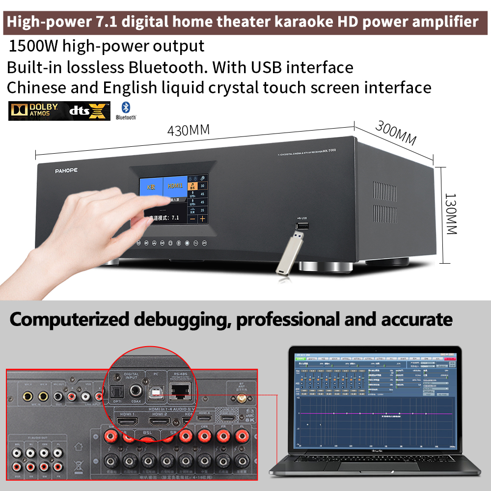7.1DTS Mini Satellite Home The - Surround Sound Decoder recensione e prezzo