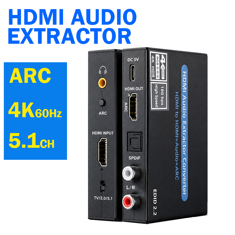 4K@60Hz HDMI Audio Extractor w - Surround Sound Decoder recensione e prezzo