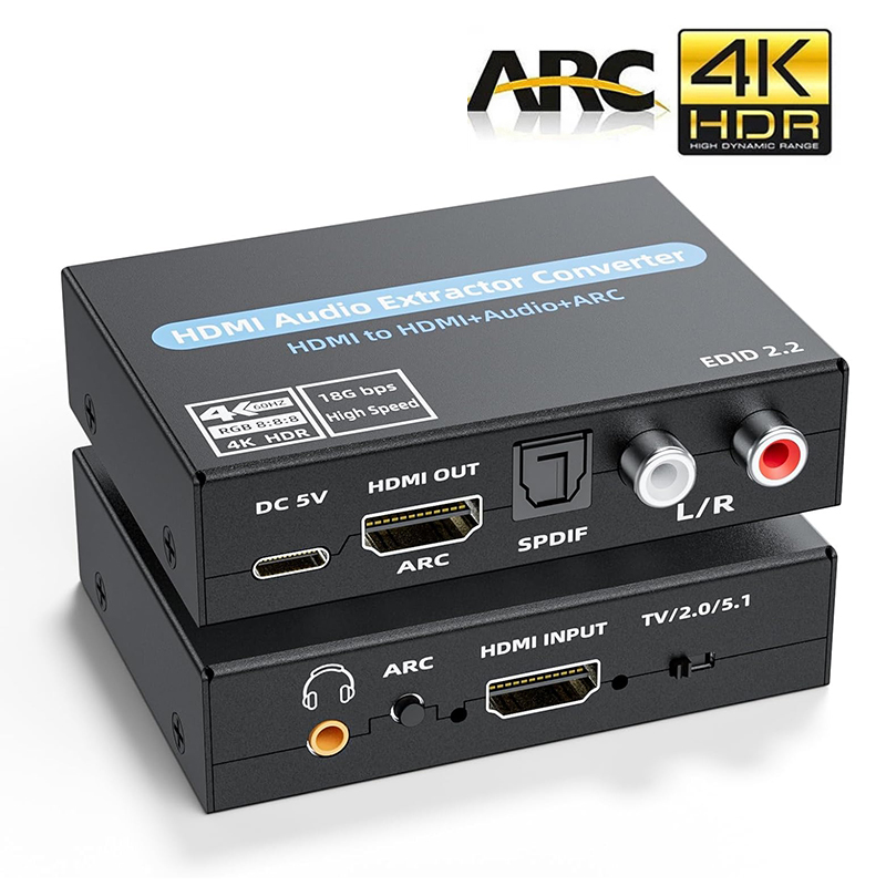4K@60Hz HDMI Audio Extractor w - Surround Sound Decoder recensione e prezzo