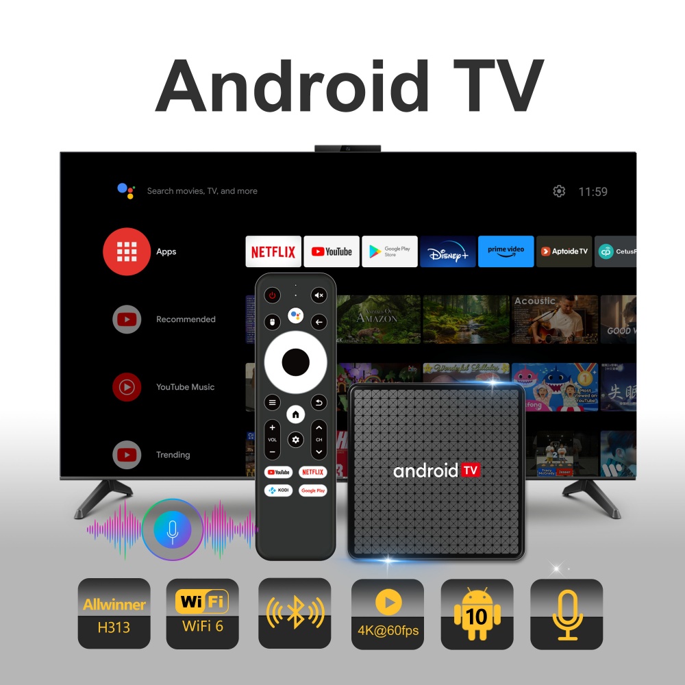 Wudung X5 TV Box AndroidTV All - Home Cinema Portable recensione e prezzo