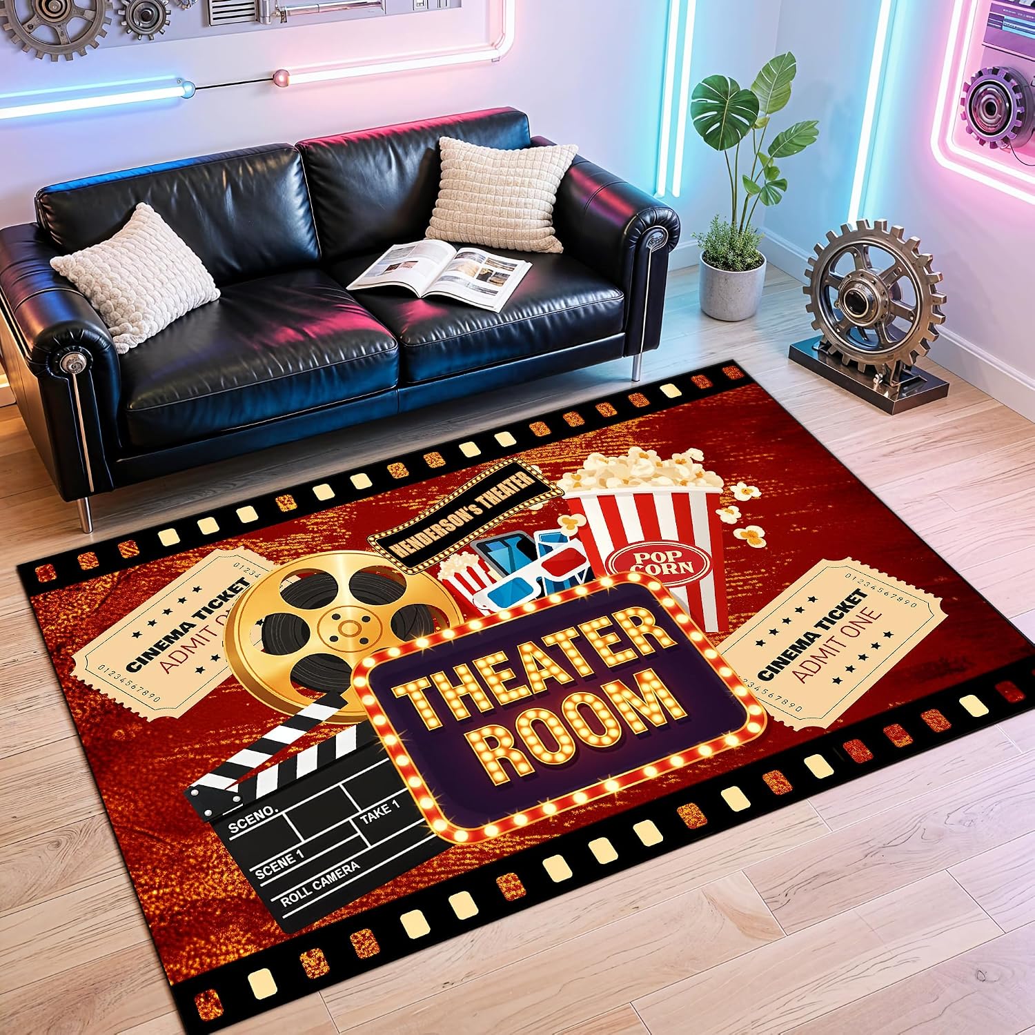 Engraved Name Cinema Carpet, S - Home Cinema Experience recensione e prezzo