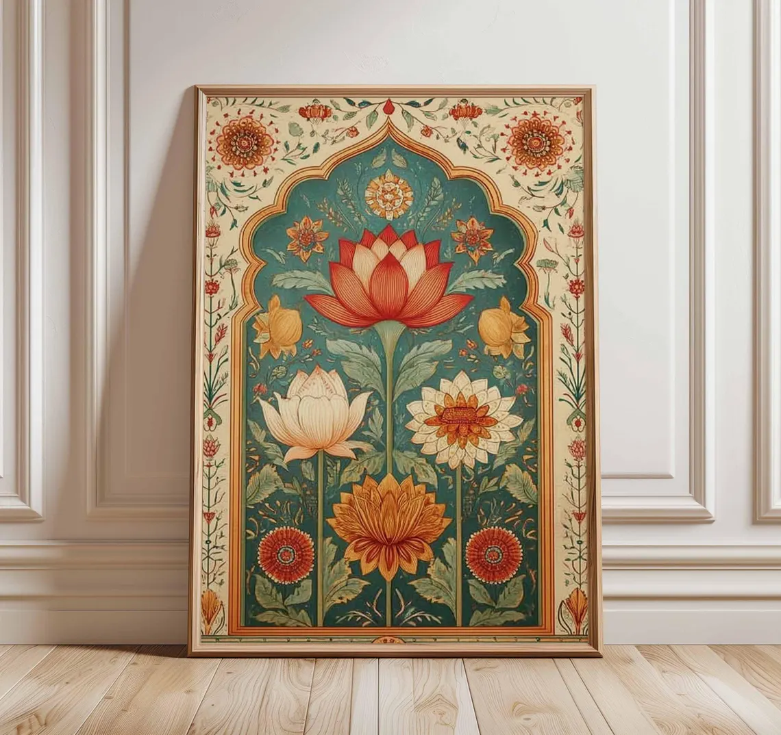 Lotus Flower Wall Art Poster,  - Home Cinema Wall Art recensione e prezzo