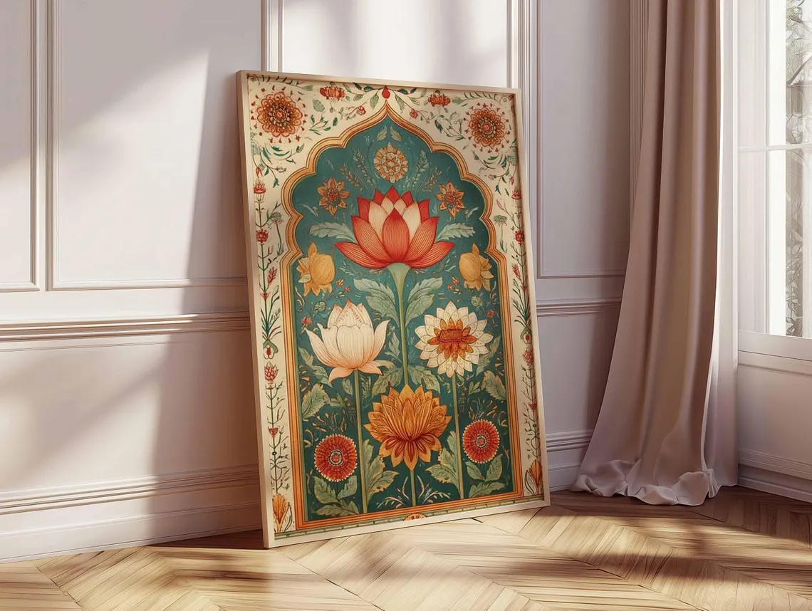 Lotus Flower Wall Art Poster,  - Home Cinema Wall Art recensione e prezzo