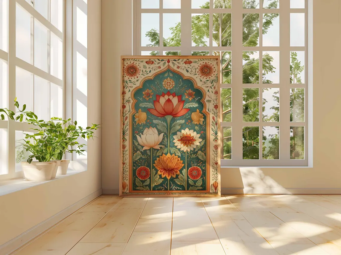 Lotus Flower Wall Art Poster,  - Home Cinema Wall Art recensione e prezzo
