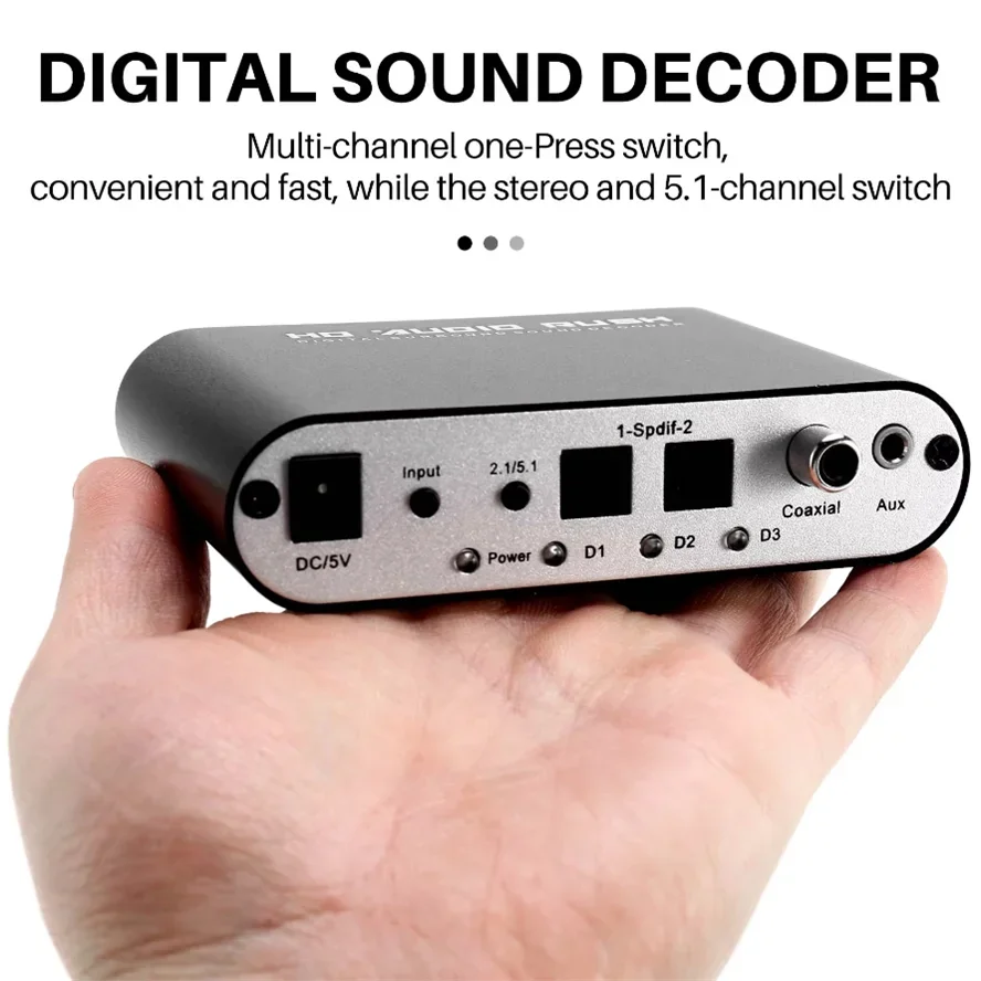 Digital to Analog 5.1 Audio De - Surround Sound Decoder recensione e prezzo