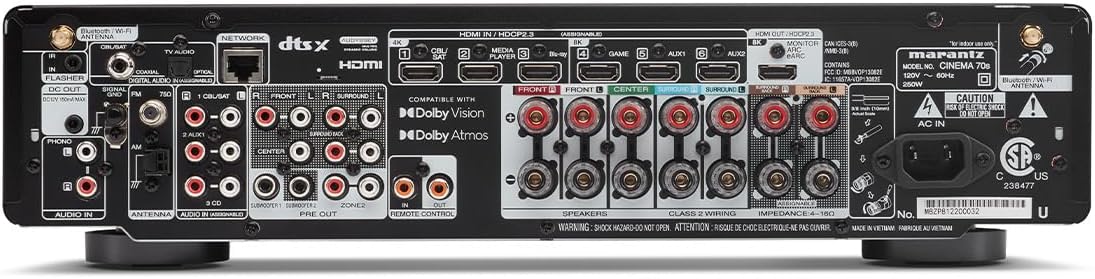 Marantz Cinema 70S 7.2-Ch Rece - Home Cinema Dolby Atmos recensione e prezzo