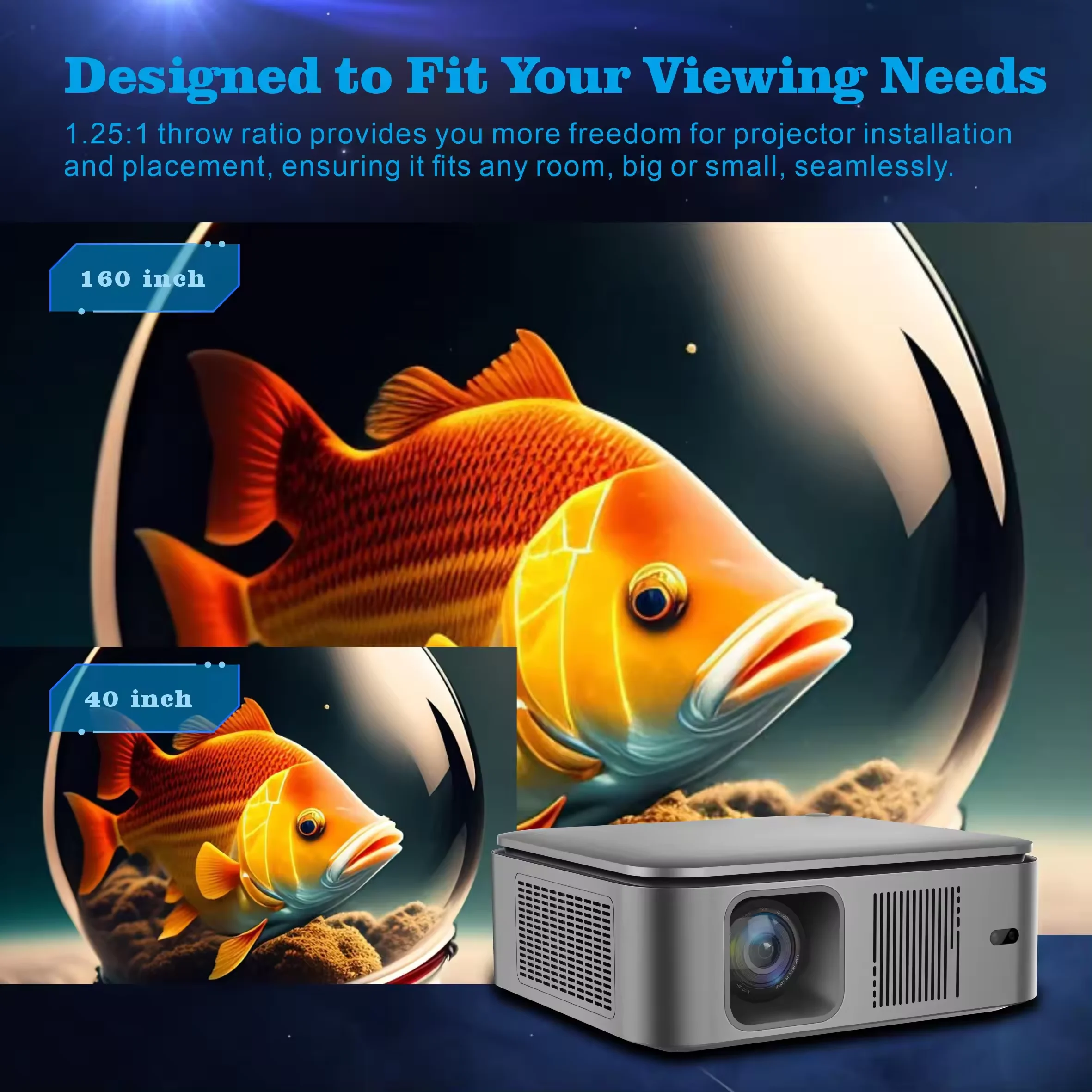 New HD 1080P Projector HY450 f - Home Cinema Portable recensione e prezzo