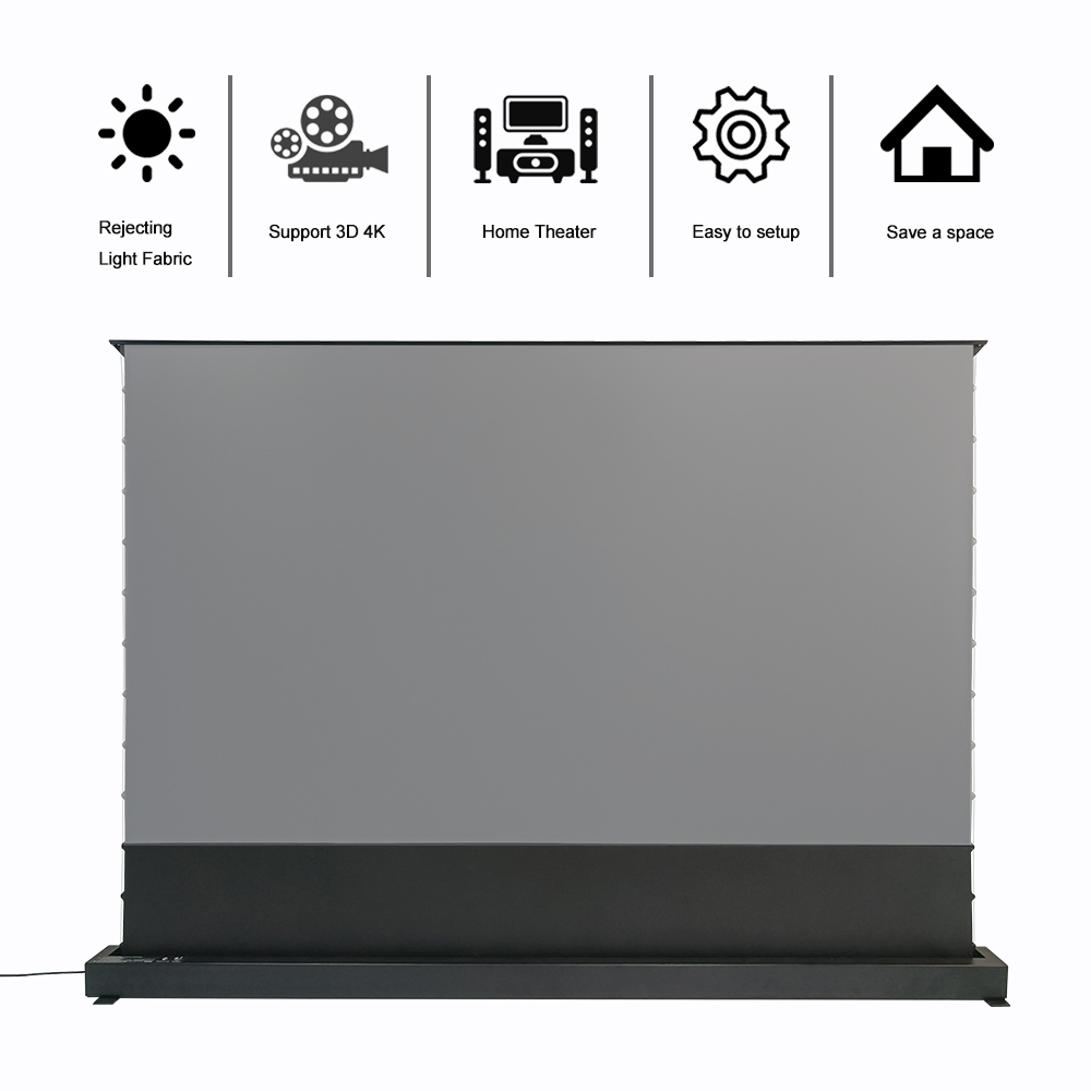 Electric 92-Inch Pop-Up Projec - Home Cinema Flooring recensione e prezzo
