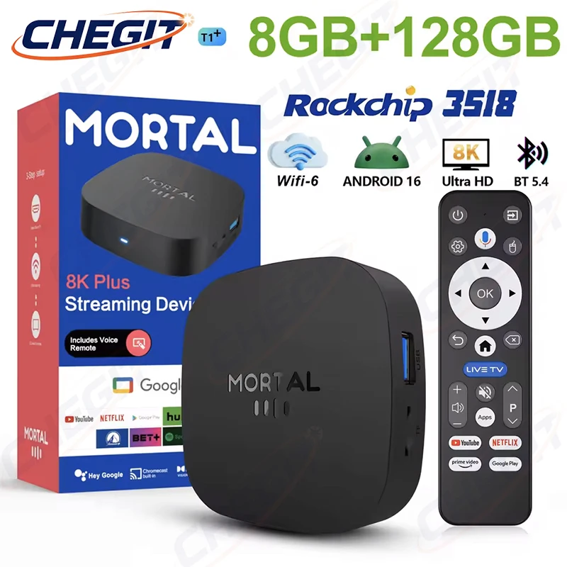 2026 New T1+ 8K HD TV Box Andr - Home Cinema Player recensione e prezzo