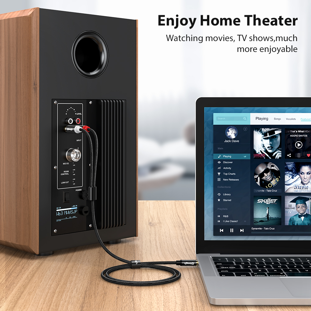 Elough RCA Cable AUX RCA Speak - Home Cinema Player recensione e prezzo