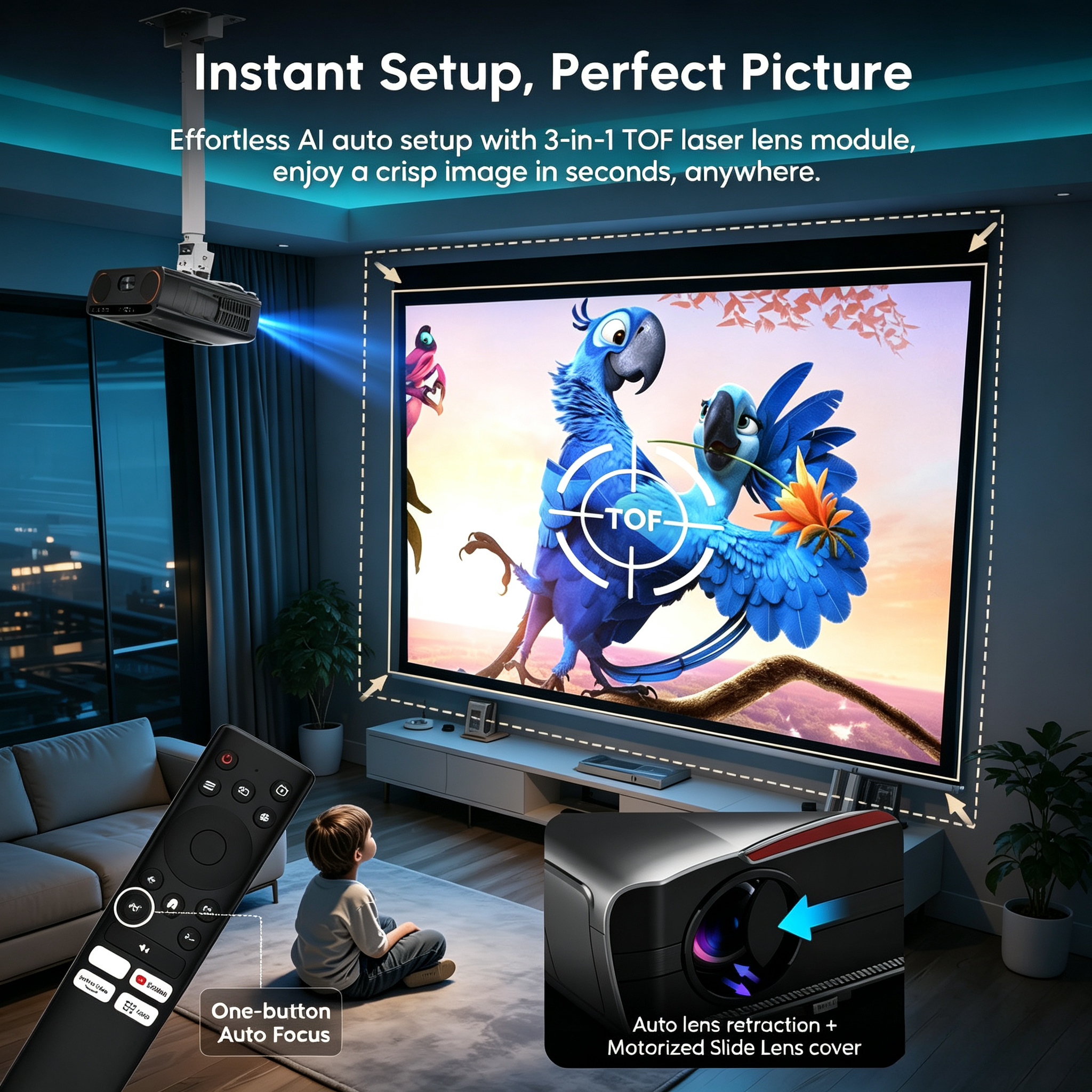 New 4K Smart Projector Netflix - Home Cinema Experience recensione e prezzo