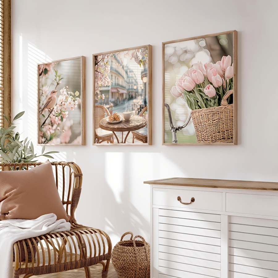 3pcs/set Romantic Paris Street - Home Cinema Wall Art recensione e prezzo