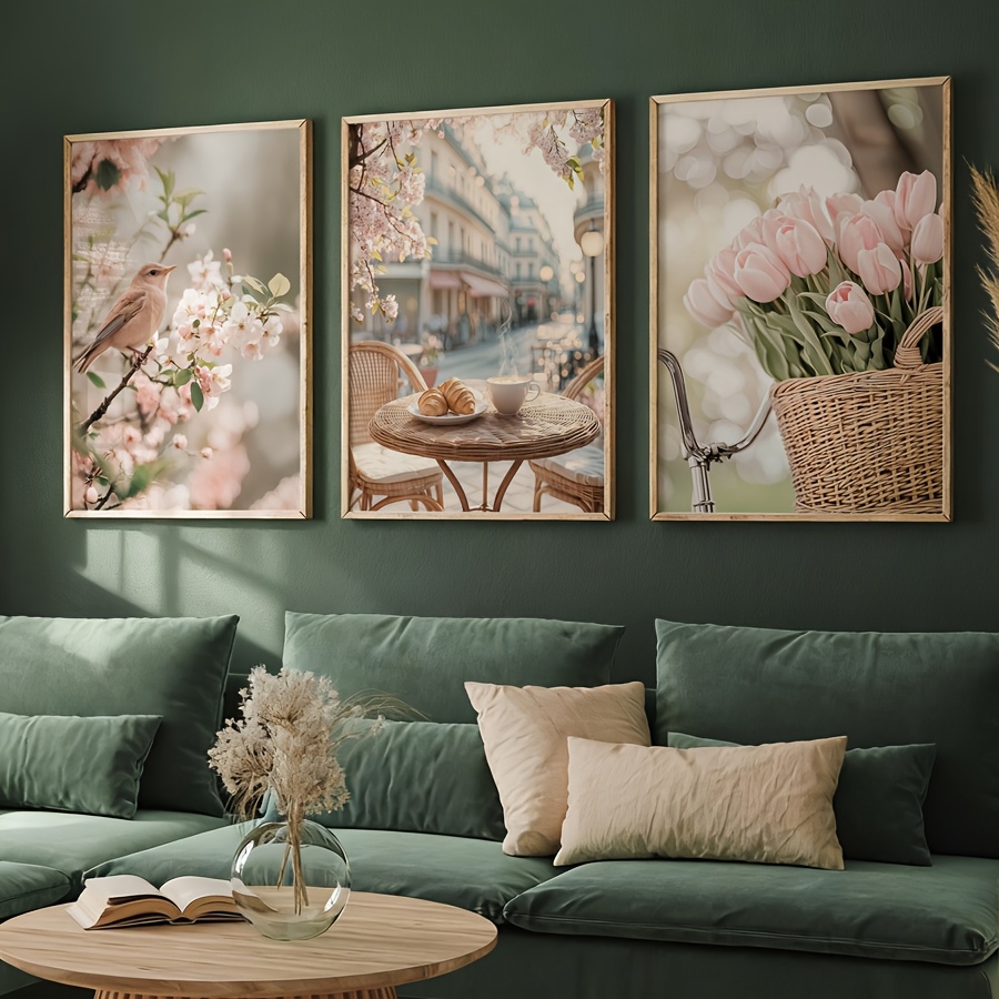 3pcs/set Romantic Paris Street - Home Cinema Wall Art recensione e prezzo