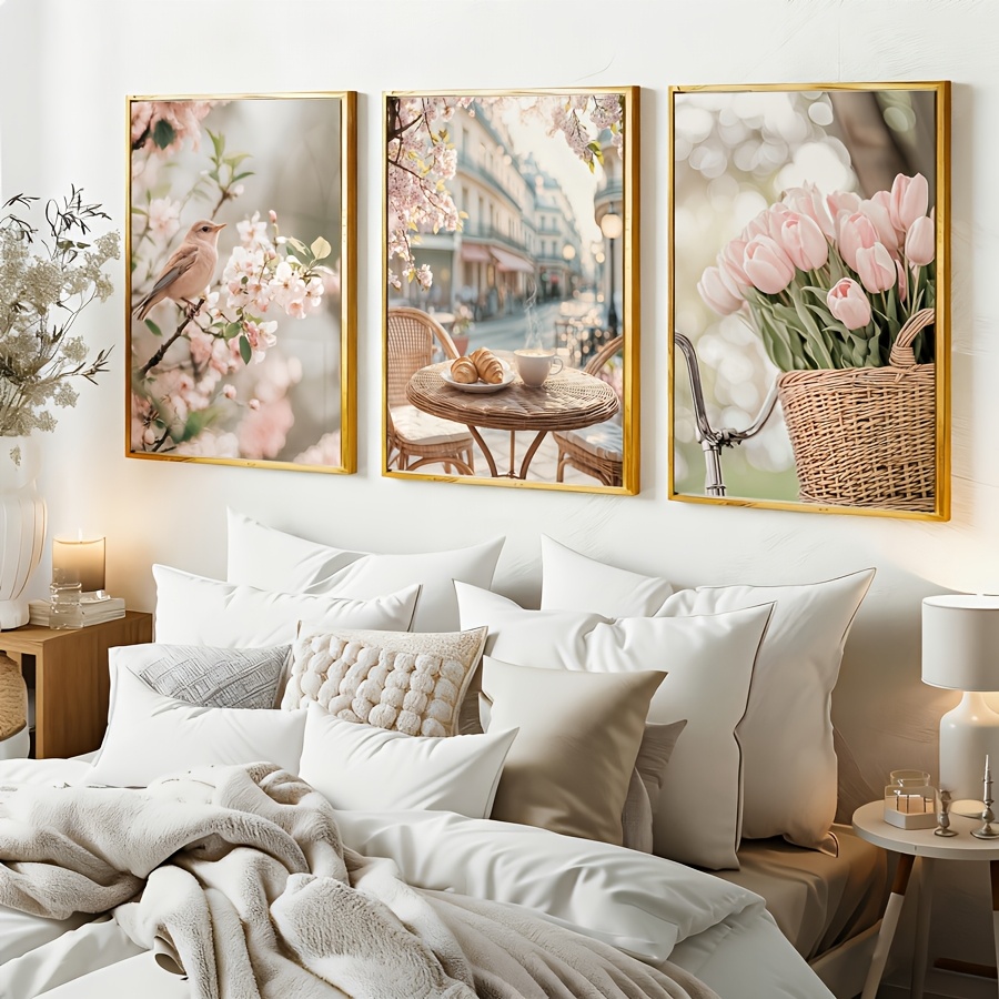 3pcs/set Romantic Paris Street - Home Cinema Wall Art recensione e prezzo