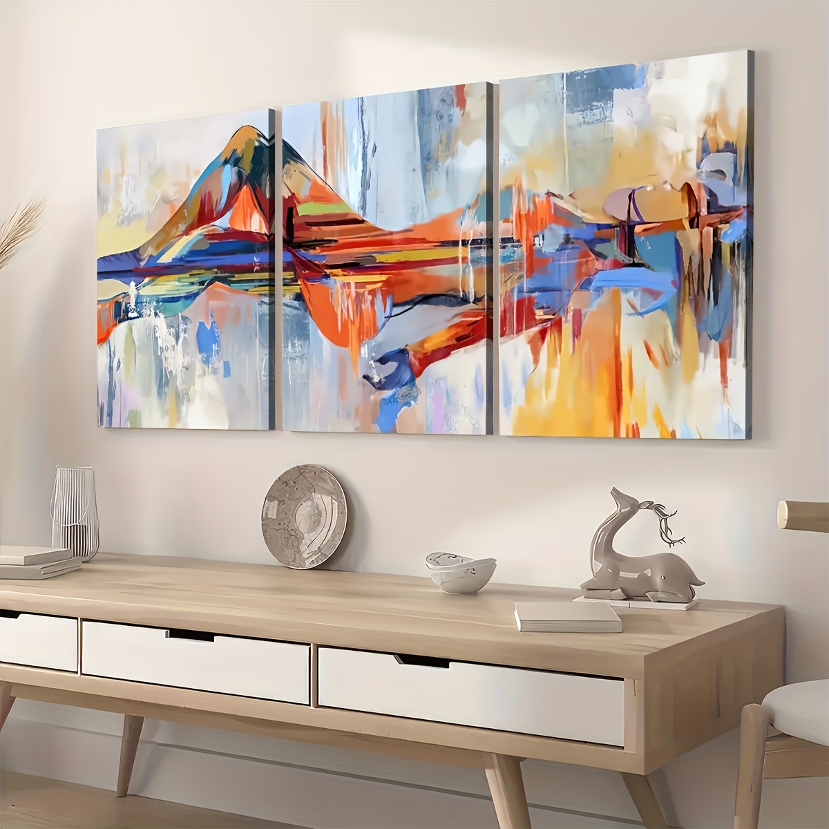3PCS Modern Style Abstract Fas - Home Cinema Wall Art recensione e prezzo