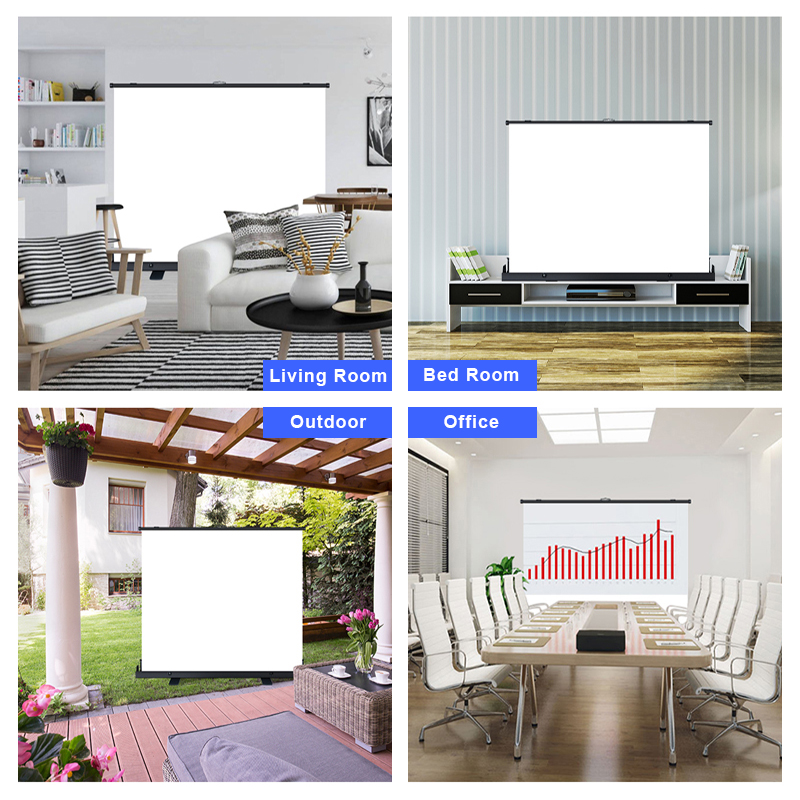 Portable Projector Screen Pull - Home Cinema Portable recensione e prezzo