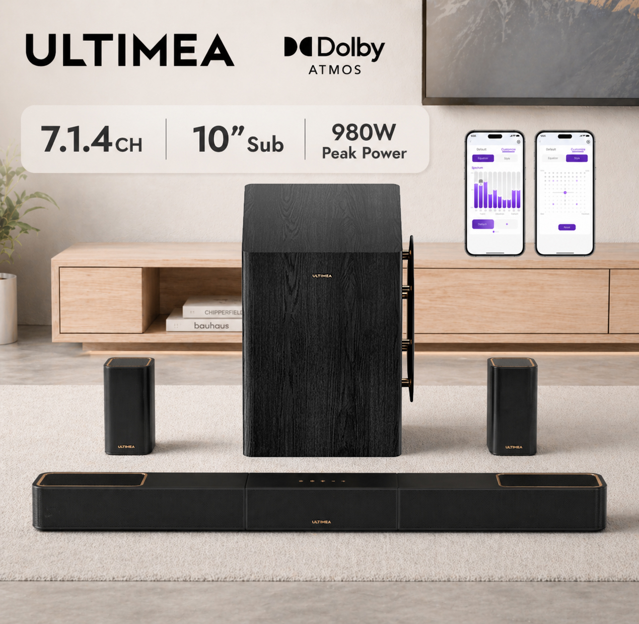 ULTIMEA 7.1.4ch Soundsystem So - Home Cinema Dolby Atmos recensione e prezzo