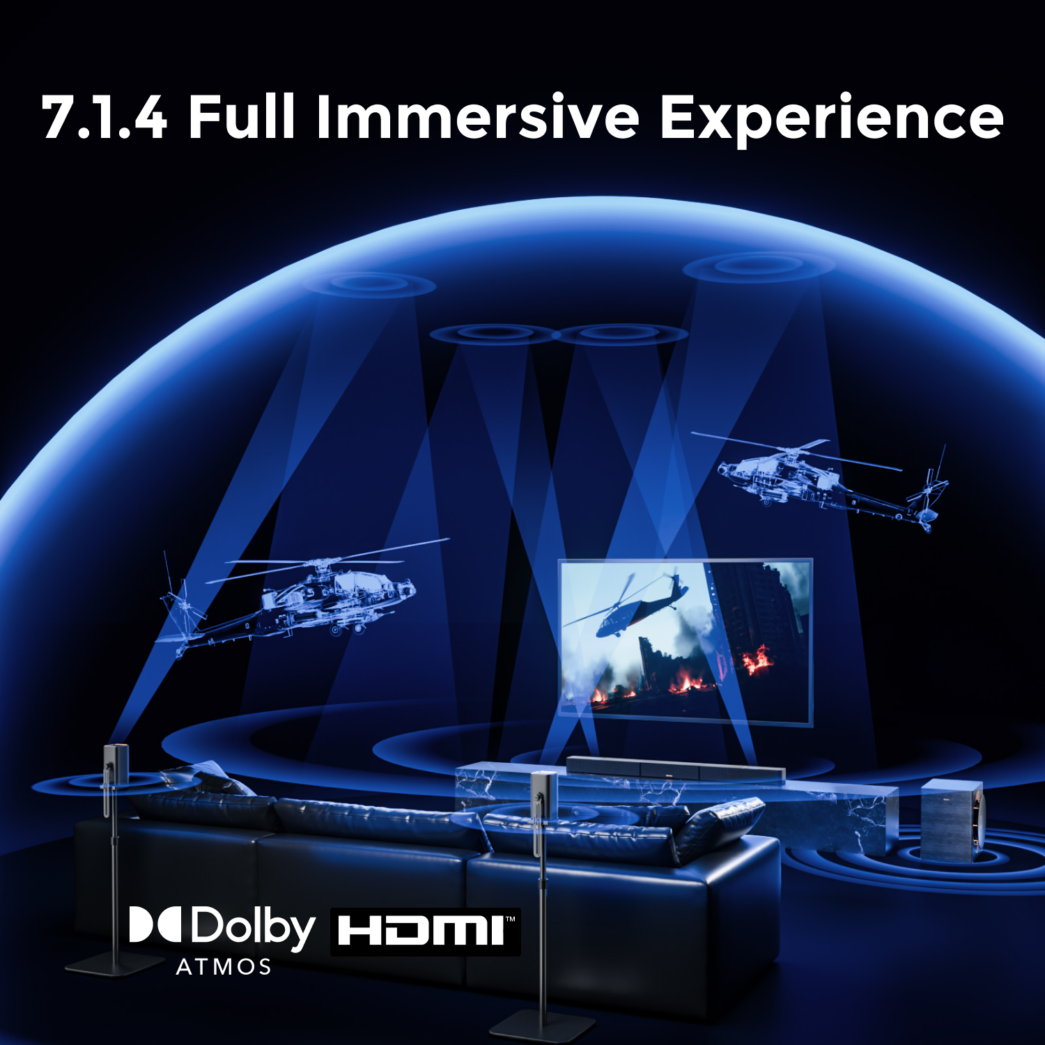 ULTIMEA 7.1.4ch Soundsystem So - Home Cinema Dolby Atmos recensione e prezzo