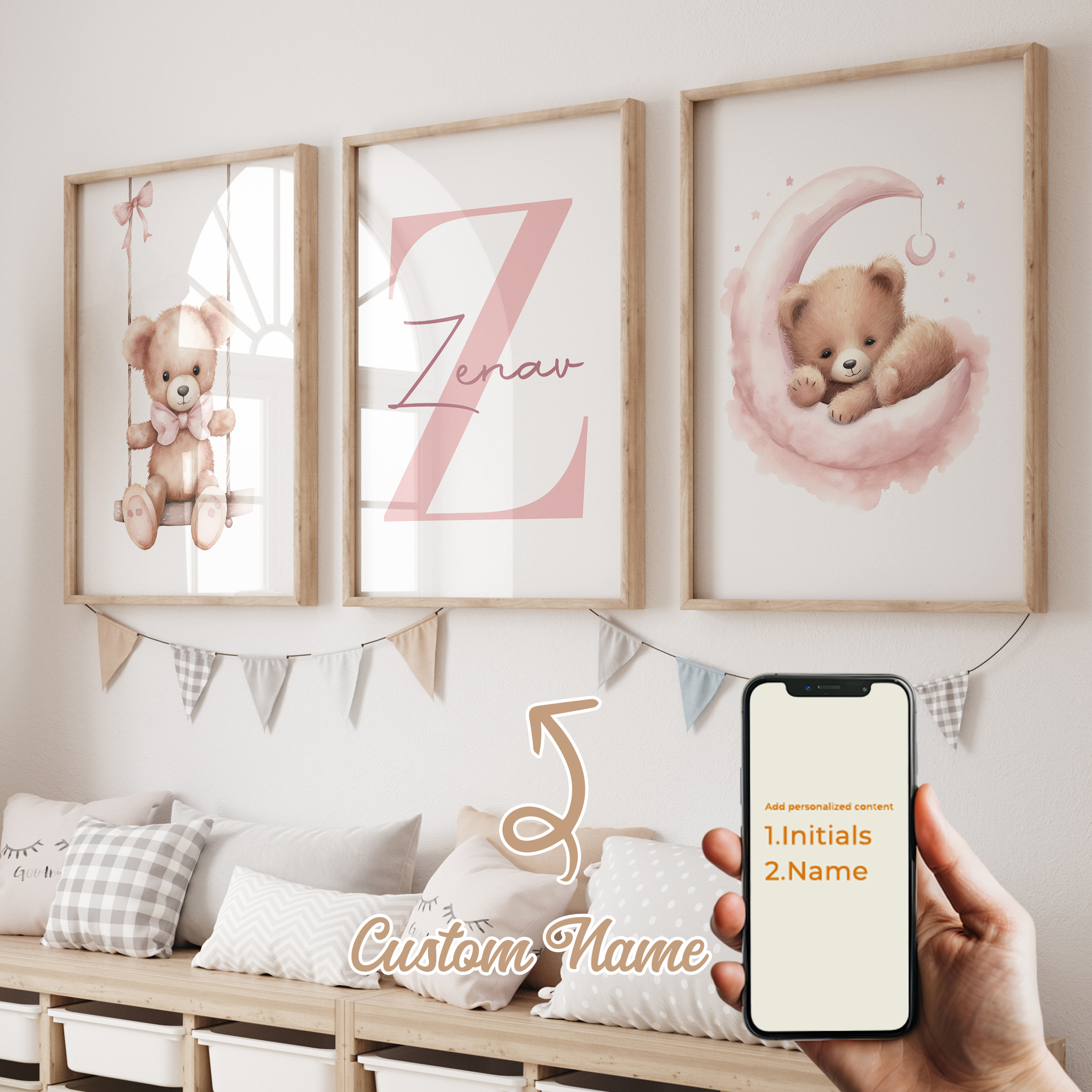 3pcs Personalized Custom Name  - Home Cinema Wall Art recensione e prezzo
