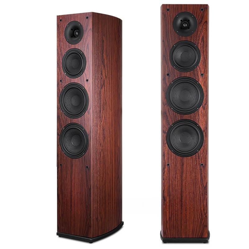 Wooden speakers, living room,  - Home Cinema Flooring recensione e prezzo