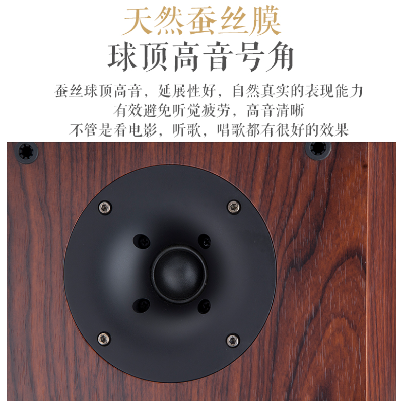 Wooden speakers, living room,  - Home Cinema Flooring recensione e prezzo