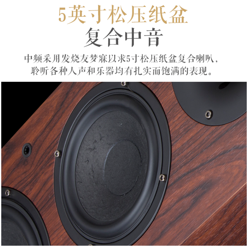 Wooden speakers, living room,  - Home Cinema Flooring recensione e prezzo