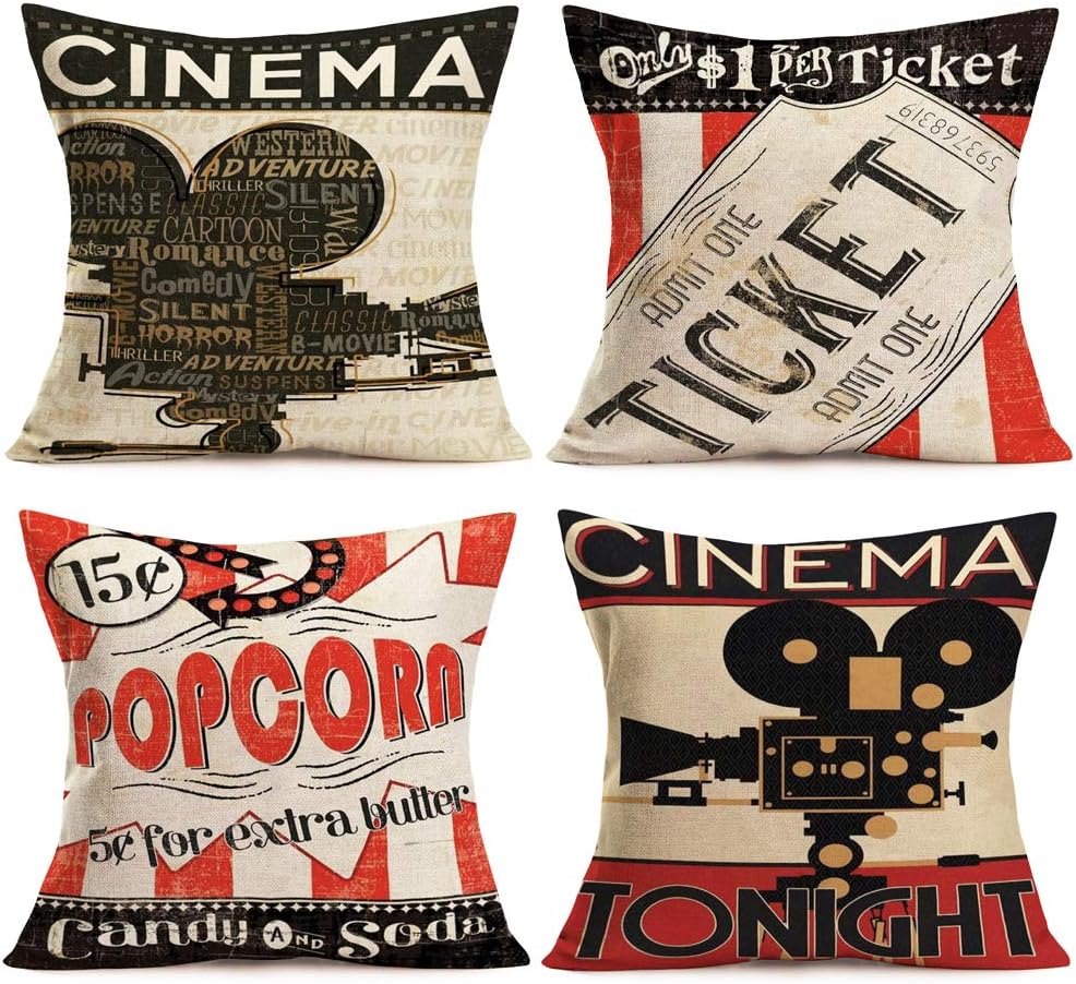 Vintage Cinema Decorative Pill - Home Cinema Tickets recensione e prezzo