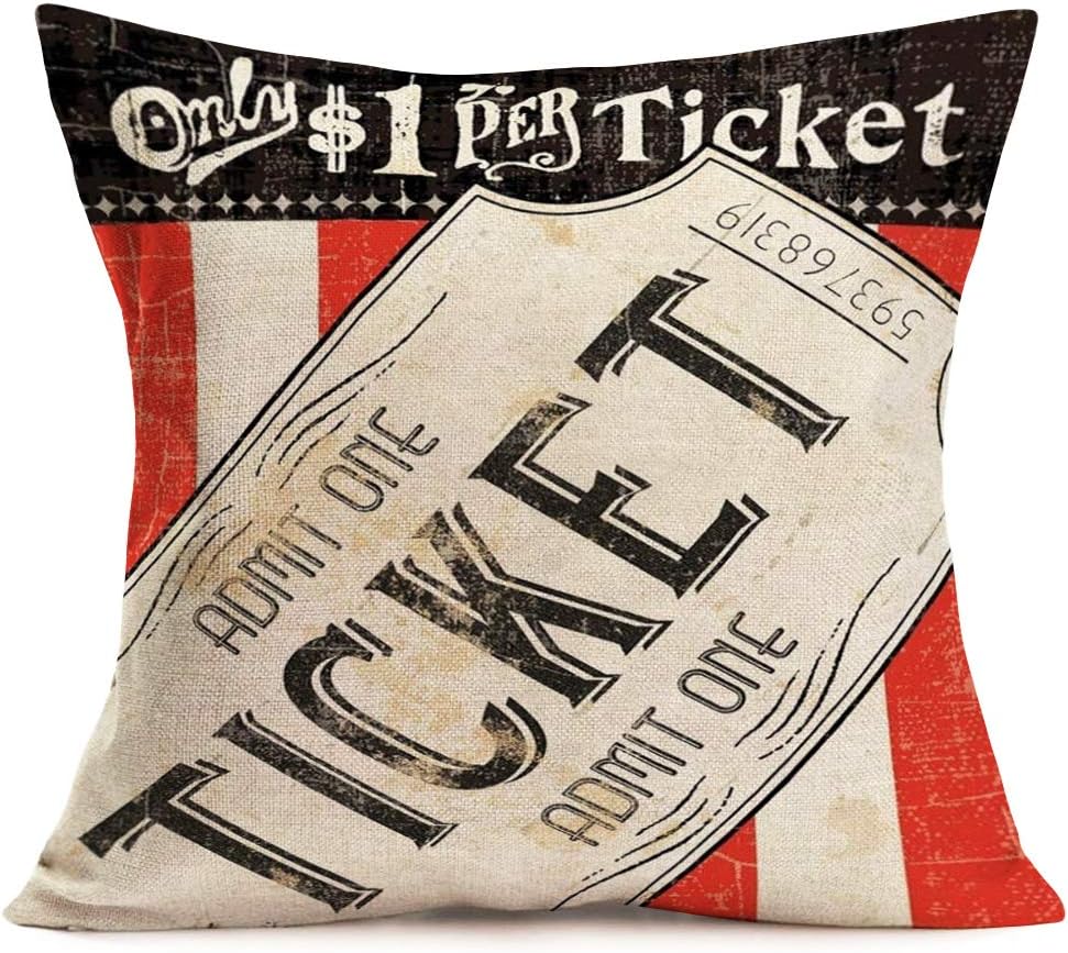 Vintage Cinema Decorative Pill - Home Cinema Tickets recensione e prezzo