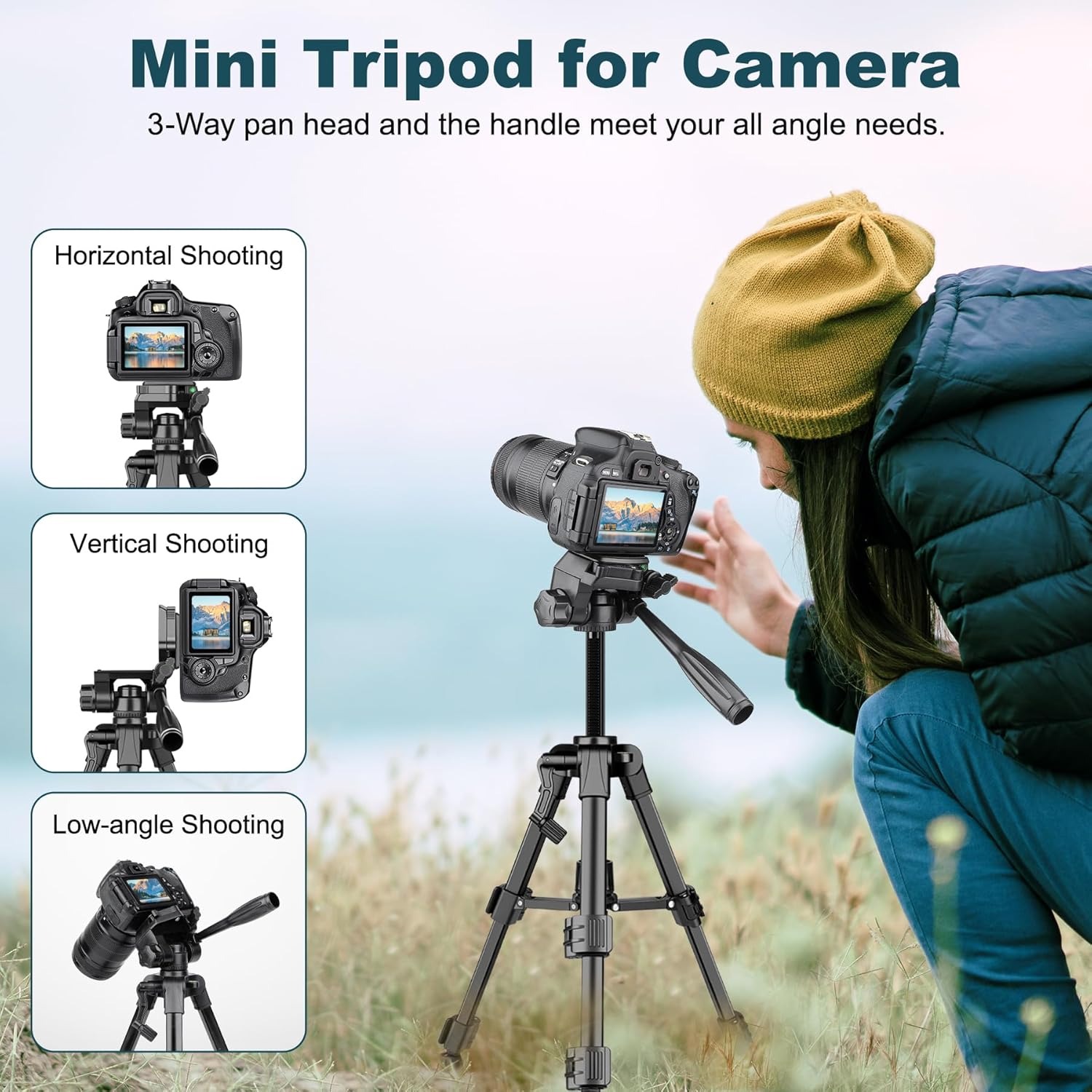 Mini Tripod for Camera, 25inch - Home Cinema Portable recensione e prezzo
