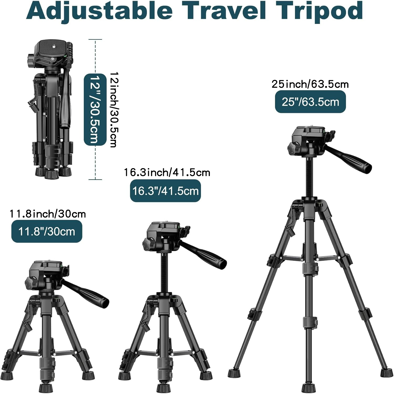Mini Tripod for Camera, 25inch - Home Cinema Portable recensione e prezzo
