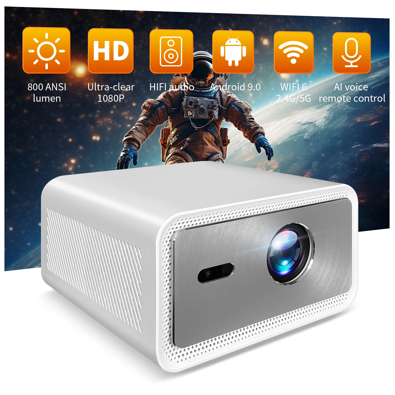 2025 4K Ultra HD Projector wit - Home Cinema Experience recensione e prezzo
