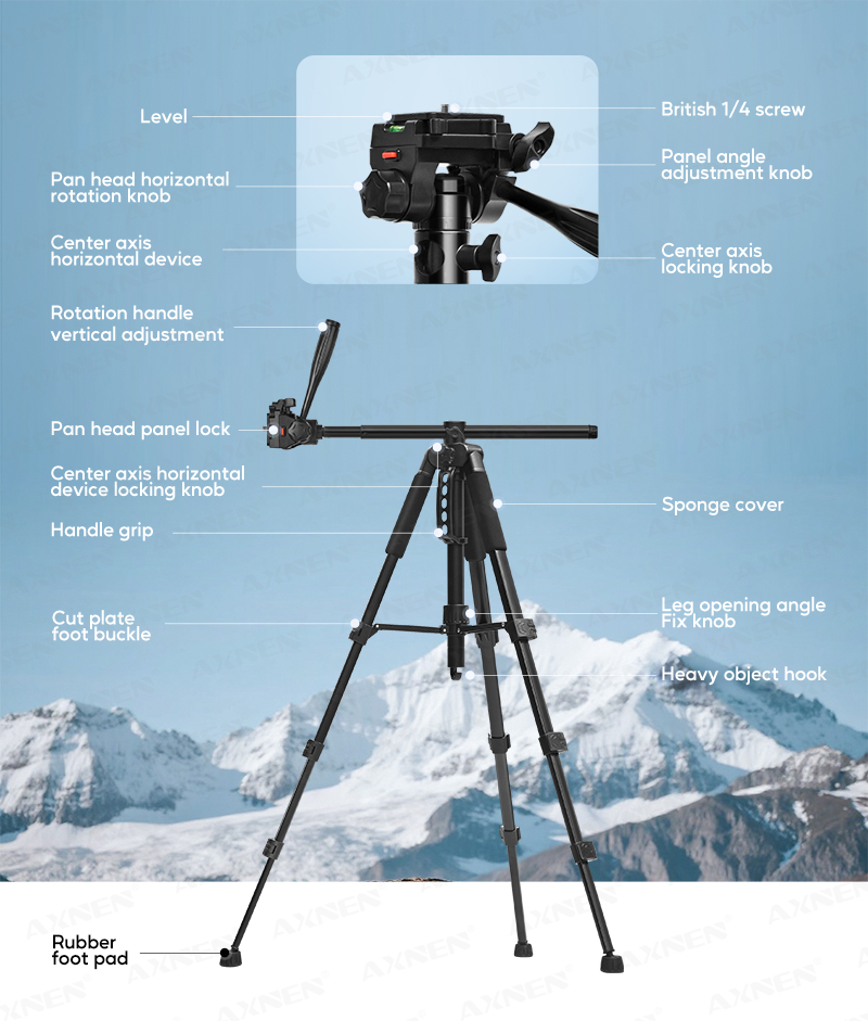 Professional Tripod Aluminum 6 - Home Cinema Portable recensione e prezzo