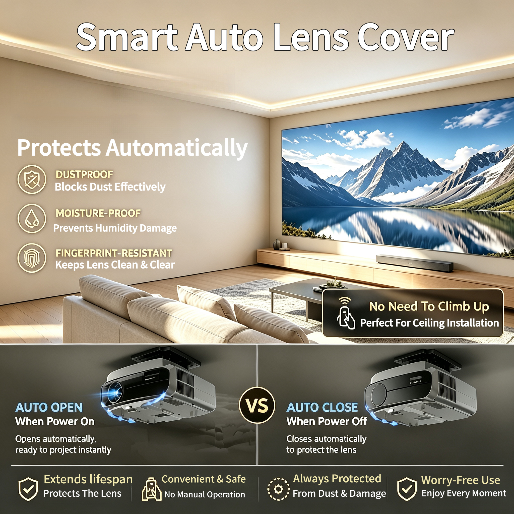New 4K UHD Projector Smart Goo - Home Cinema Experience recensione e prezzo