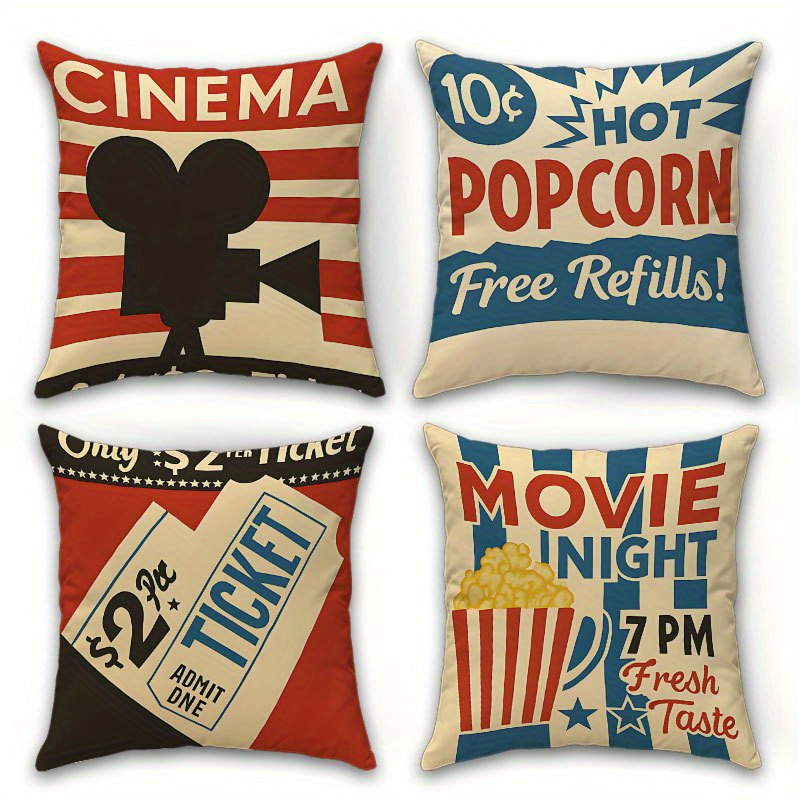 1PC 2D Flat Vintage Cinema Mov - Home Cinema Tickets recensione e prezzo