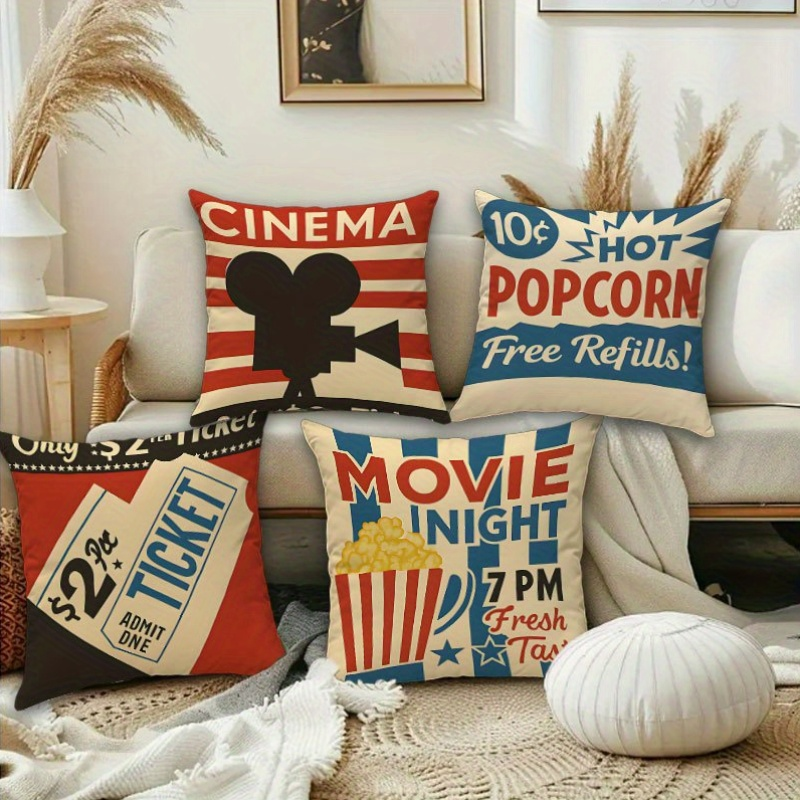 1PC 2D Flat Vintage Cinema Mov - Home Cinema Tickets recensione e prezzo