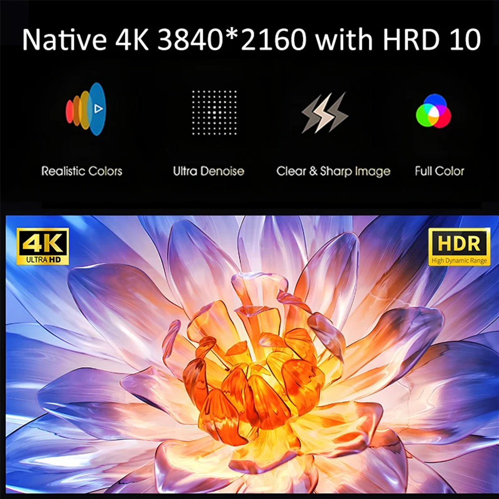 ZXY 4K UHD 3840x2160 Resolutio - Home Cinema Tv recensione e prezzo