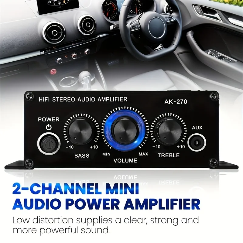 AK-270 400W Mini Power Amplifi - Home Cinema Installation recensione e prezzo